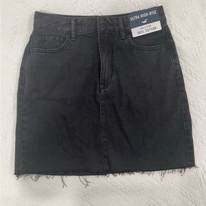 Ultra High Rise Denim Skirt
